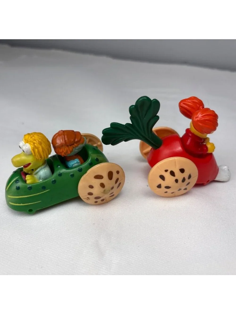 Fraggle Rock Racers McDonalds Toy Set 1988 Collectibles Vegetable Cars